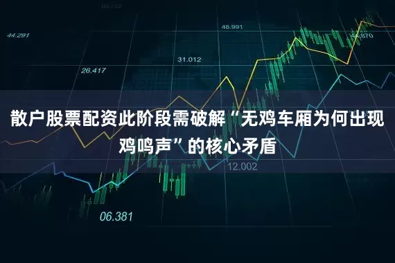 散户股票配资此阶段需破解“无鸡车厢为何出现鸡鸣声”的核心矛盾